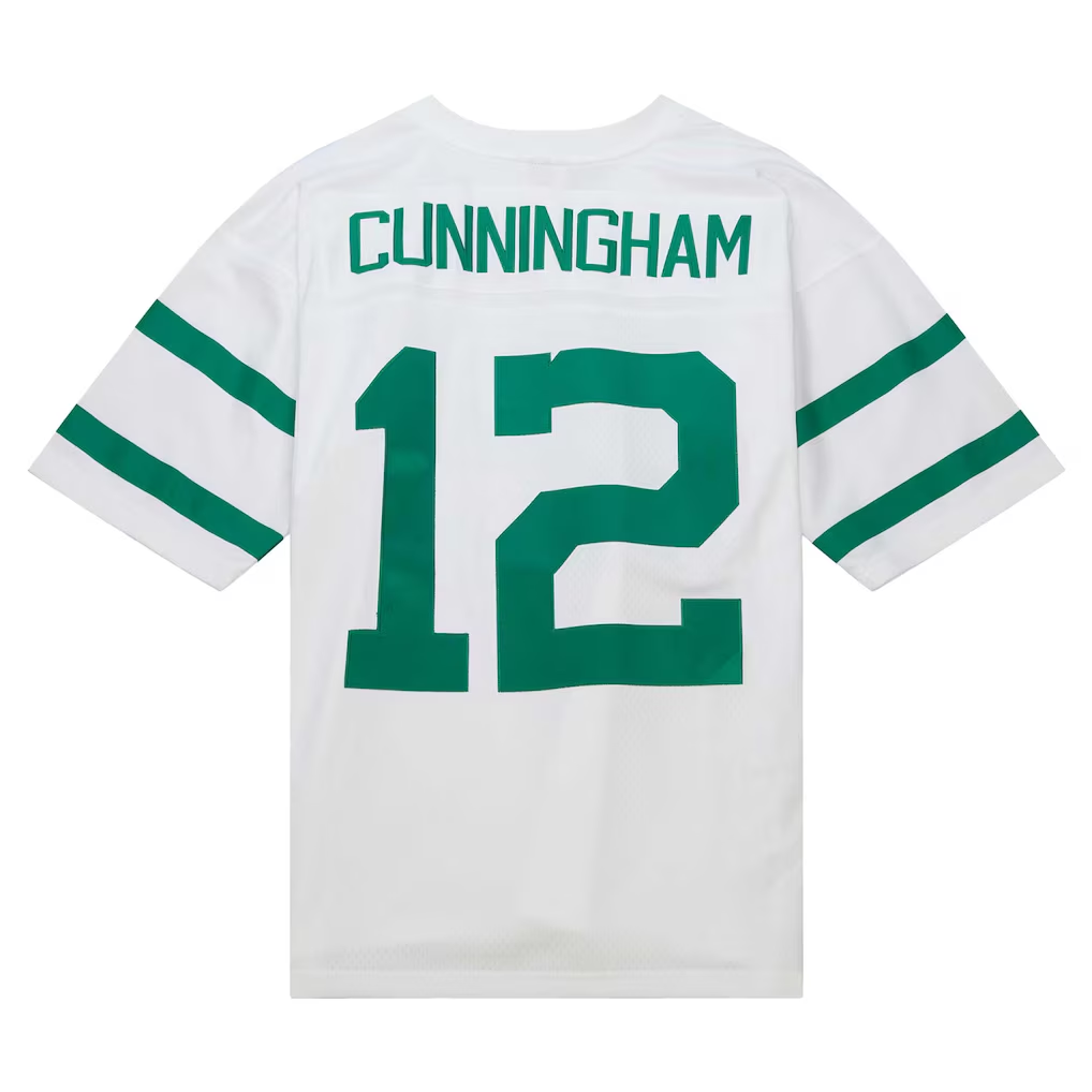 Ndoa P.Eagles #12 Randall Cunningham Mitchell & Ness White Legacy Replica Jersey