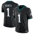 Ndoa P.Eagles #1 Jalen Hurts Player Black Vapor F.U.S.E. Limited Stitched Jerseys