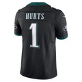 Ndoa P.Eagles #1 Jalen Hurts Player Limited Black Vapor F.U.S.E. Stitched Jerseys
