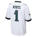 Ndoa P.Eagles #1 Jalen Hurts Player White Game Stitched Jersey