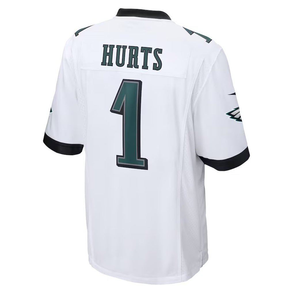 Ndoa P.Eagles #1 Jalen Hurts Player White Game Stitched Jersey