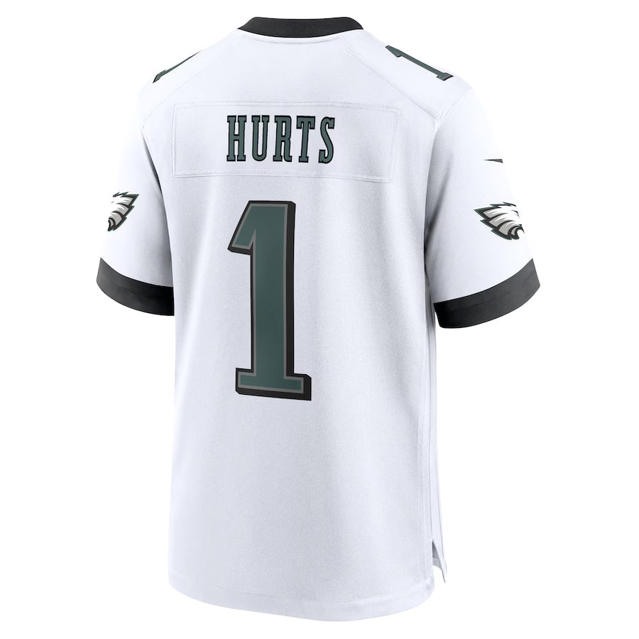Ndoa P.Eagles #1 Jalen Hurts Player White Home Game Stitched Jerseys