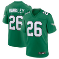 Ndoa P.Eagles #26 Saquon Barkley Green Alternate Game Stitched American Stitched Jerseys