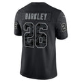Ndoa P.Eagles #26 Saquon Barkley Player Black REFLECTIVE Limited Stitched Jerseys