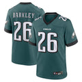 Ndoa P.Eagles #26 Saquon Barkley Player Midnight Green Game Stitched Jerseys