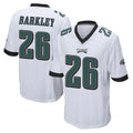 Ndoa P.Eagles #26 Saquon Barkley Player White Home Game Stitched Jerseys