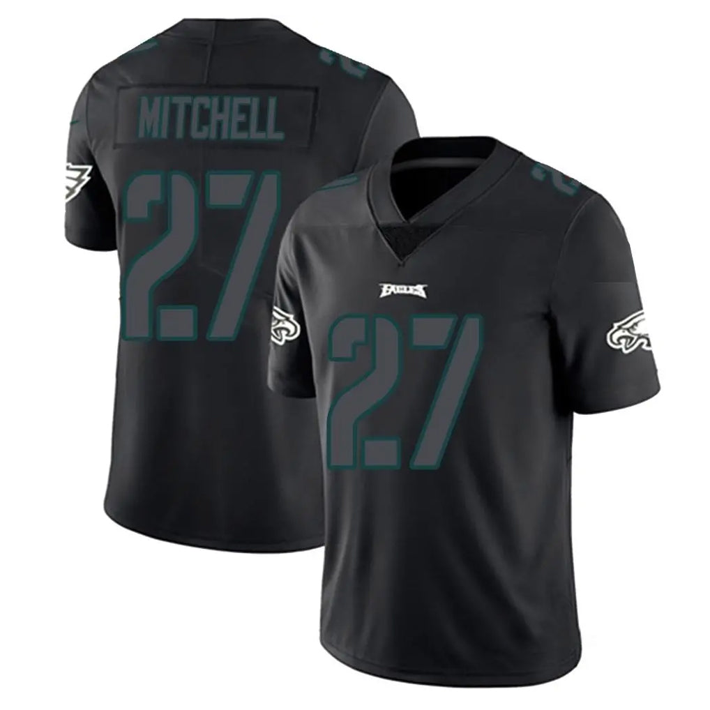 Ndoa P.Eagles #27 Quinyon Mitchell Player Limited Black Impact Home Game Stitched Jerseys