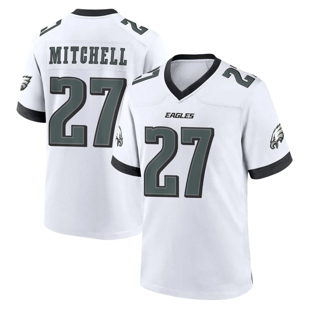 Ndoa P.Eagles #27 Quinyon Mitchell Player White Game Home Stitched Jerseys