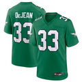 Ndoa P.Eagles #33 Cooper DeJean Player Kelly Green Replica Game Stitched Jerseys