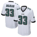 Ndoa P.Eagles #33 Cooper DeJean Player White Home Game Stitched Jerseys