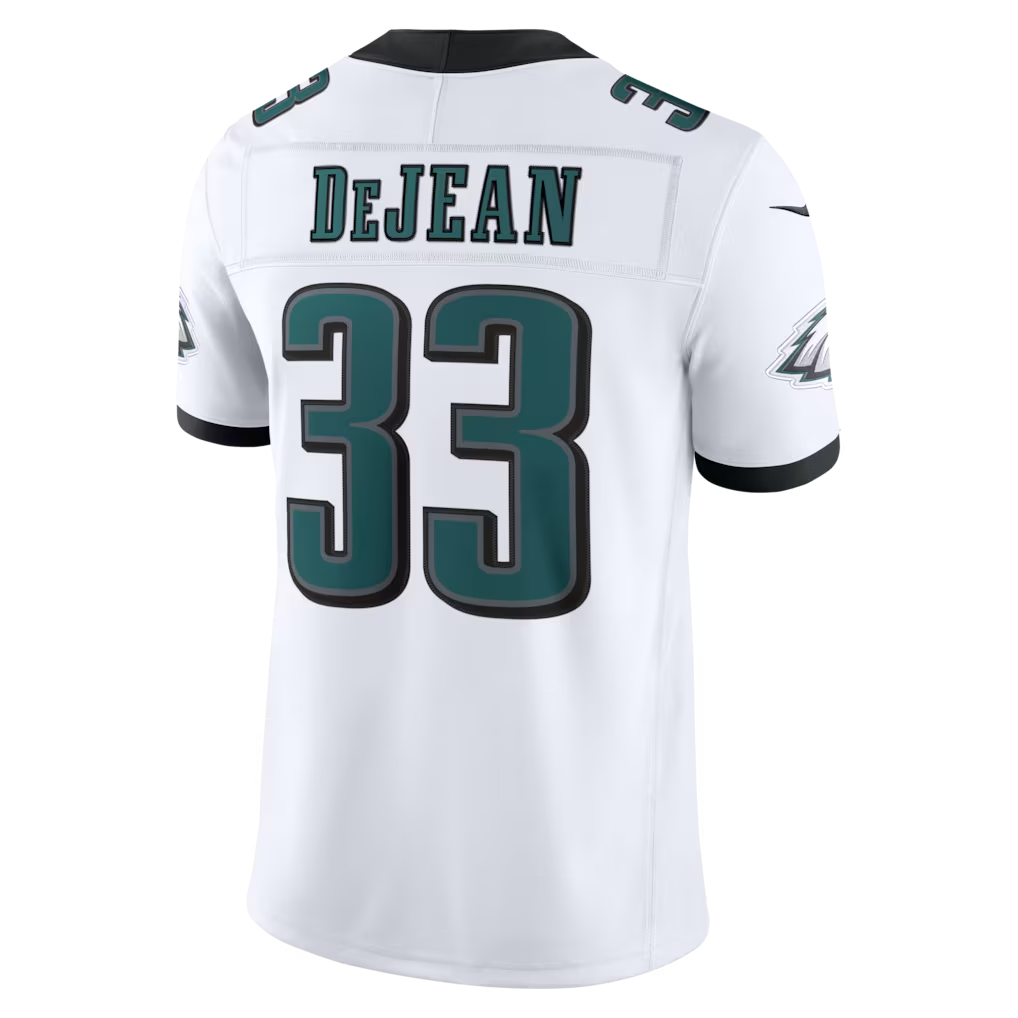 Ndoa P.Eagles #33 Cooper DeJean White Vapor F.U.S.E. Stitched Limited  Stitched Jerseys