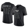 Ndoa P.Eagles #35 Michael Carter II Player Black Reflective Limited Home Game Stitched Jerseys