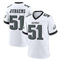Ndoa P.Eagles #51 Cam Jurgens Player White Game Home Stitched Jerseys