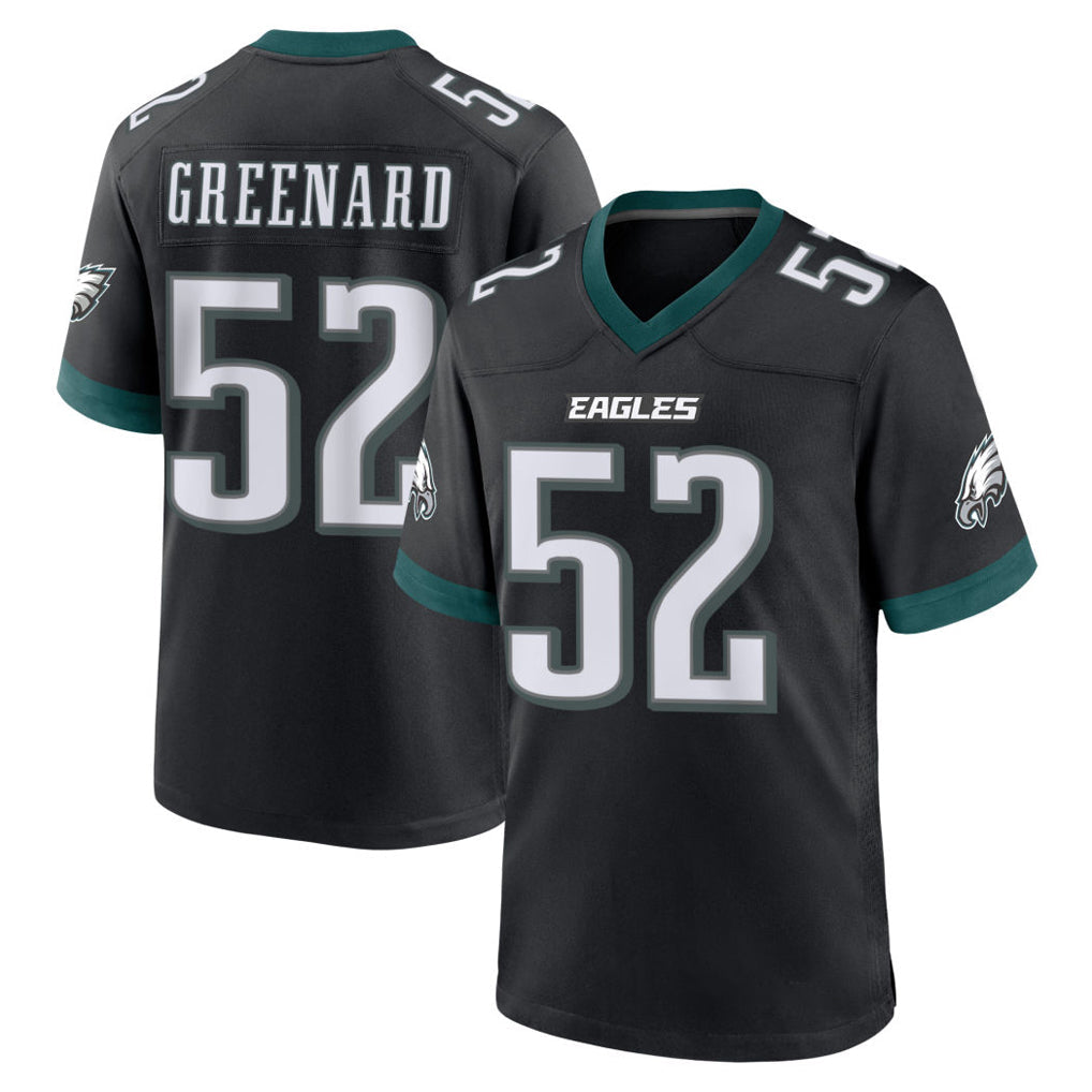 Ndoa P.Eagles #52 Jonathan Greenard Player Black Game Home Stitched Jerseys
