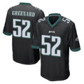 Ndoa P.Eagles #52 Jonathan Greenard Player Black Home Game Stitched Jerseys