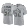 Ndoa P.Eagles #52 Jonathan Greenard Player Gray Atmosphere Fashion Home Game Stitched Jerseys