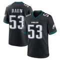 Ndoa P.Eagles #53 Zack Baun Player Black Game Home Stitched Jerseys