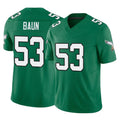 Ndoa P.Eagles #53 Zack Baun Player Green Kelly Alternate Vapor F.U.S.E. Home Game Stitched Jerseys