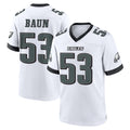 Ndoa P.Eagles #53 Zack Baun Player White Game Home Stitched Jerseys