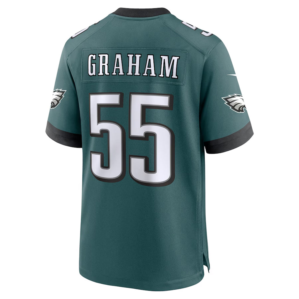 Ndoa P.Eagles #55 Brandon Graham Player Green Stitched Home Game Stitched Jerseys
