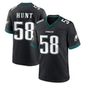 Ndoa P.Eagles #58 Jalyx Hunt Player Black Game Home Stitched Jerseys