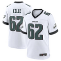 Ndoa P.Eagles #62 Jason Kelce White White Game Stitched American Stitched Jerseys