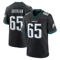 Ndoa P.Eagles #65 Lane Johnson Player Black Game Home Stitched Jerseys