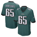 Ndoa P.Eagles #65 Lane Johnson Player Team Color Green Home Game Stitched Jerseys