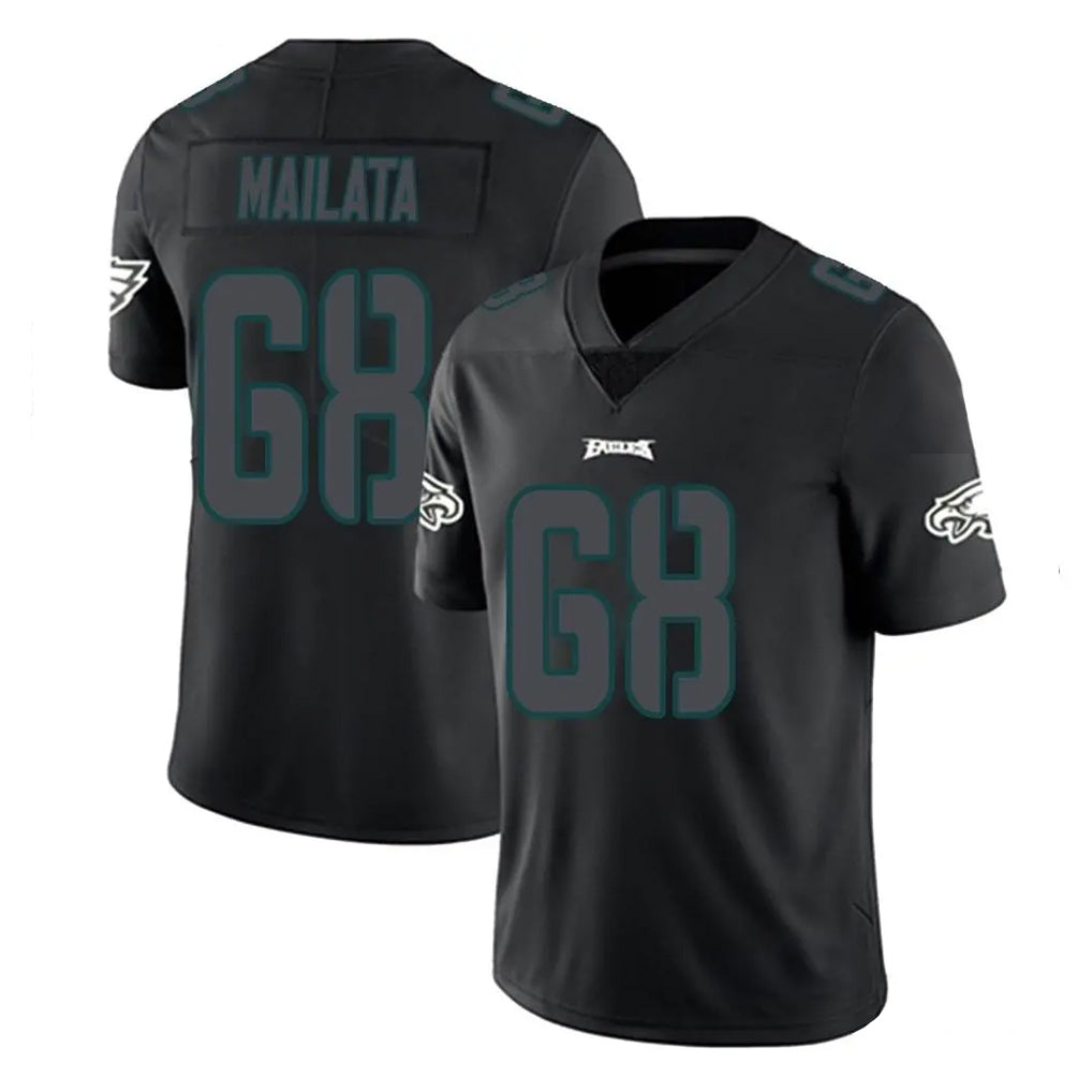 Ndoa P.Eagles #68 Jordan Mailata Player Limited Black Impact Home Game Stitched Jerseys