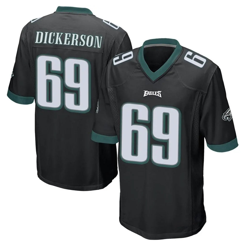 Ndoa P.Eagles #69 Landon Dickerson Player Black Home Game Stitched Jerseys