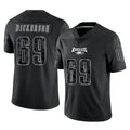 Ndoa P.Eagles #69 Landon Dickerson Player Black Reflective Limited Home Game Stitched Jerseys