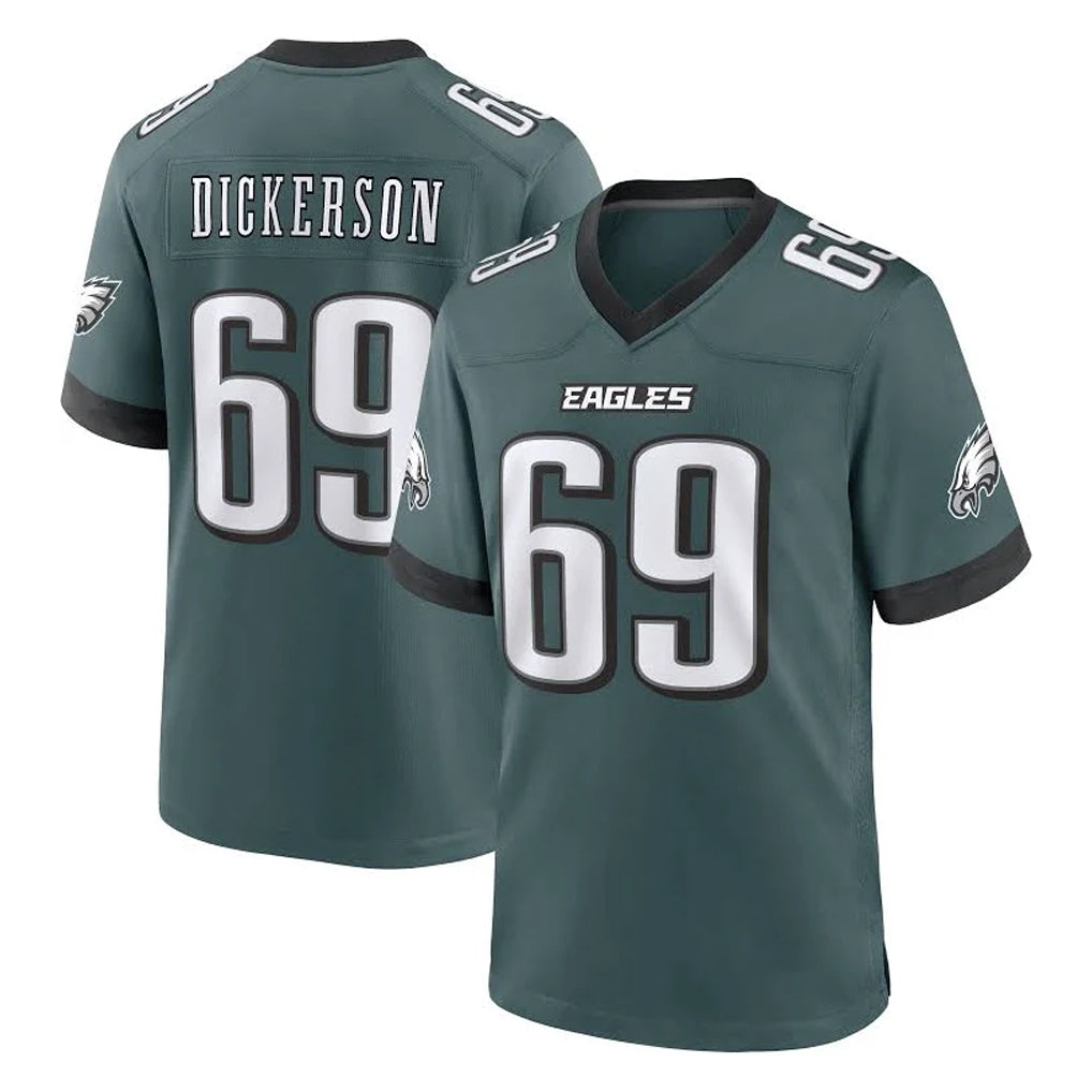Ndoa P.Eagles #69 Landon Dickerson Player Green Home Game Stitched Jerseys