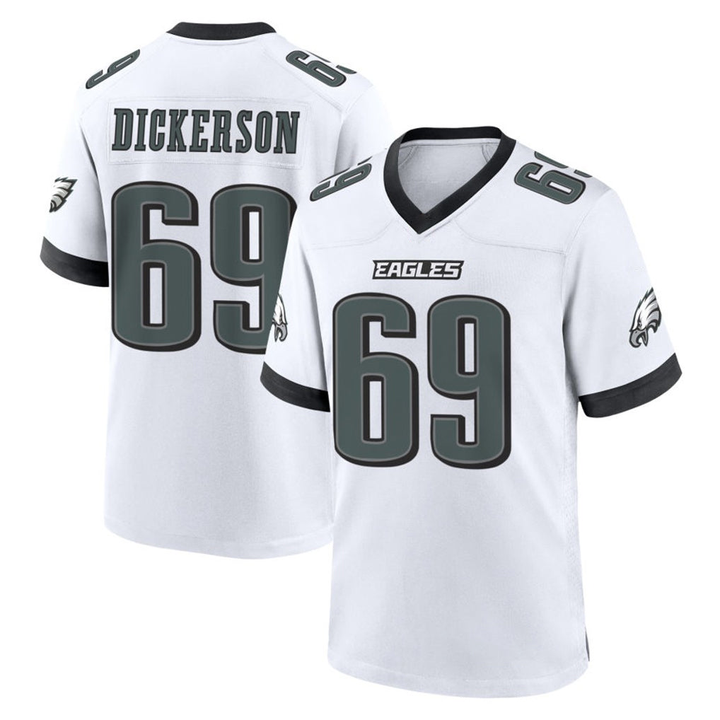 Ndoa P.Eagles #69 Landon Dickerson Player White Game Home Stitched Jerseys