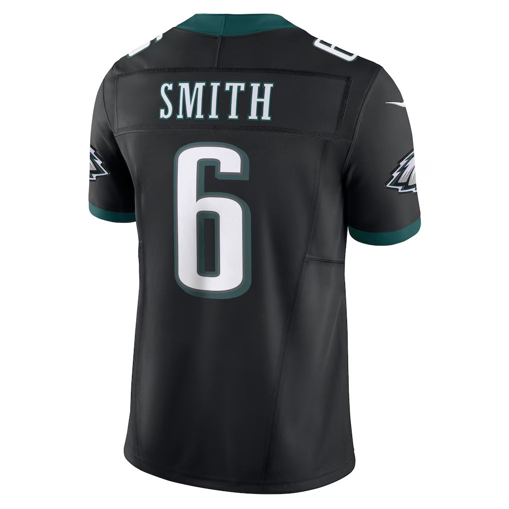 Ndoa P.Eagles #6 DeVonta Smith Black Alternate Vapor F.U.S.E. Limited Stitched Jerseys
