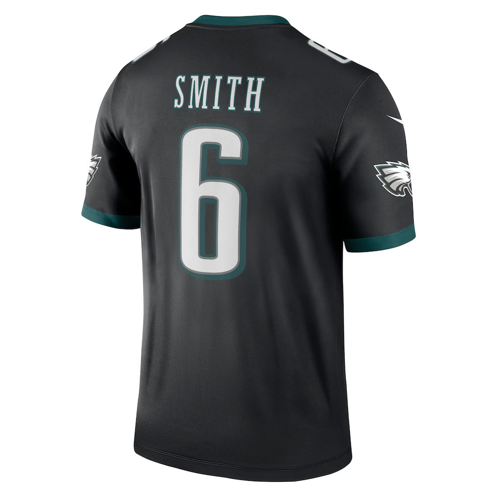 Ndoa P.Eagles #6 DeVonta Smith Black Legend Player Performance Top Stitched Jerseys