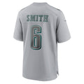 Ndoa P.Eagles #6 DeVonta Smith Gray Atmosphere Fashion Game Stitched Jerseys