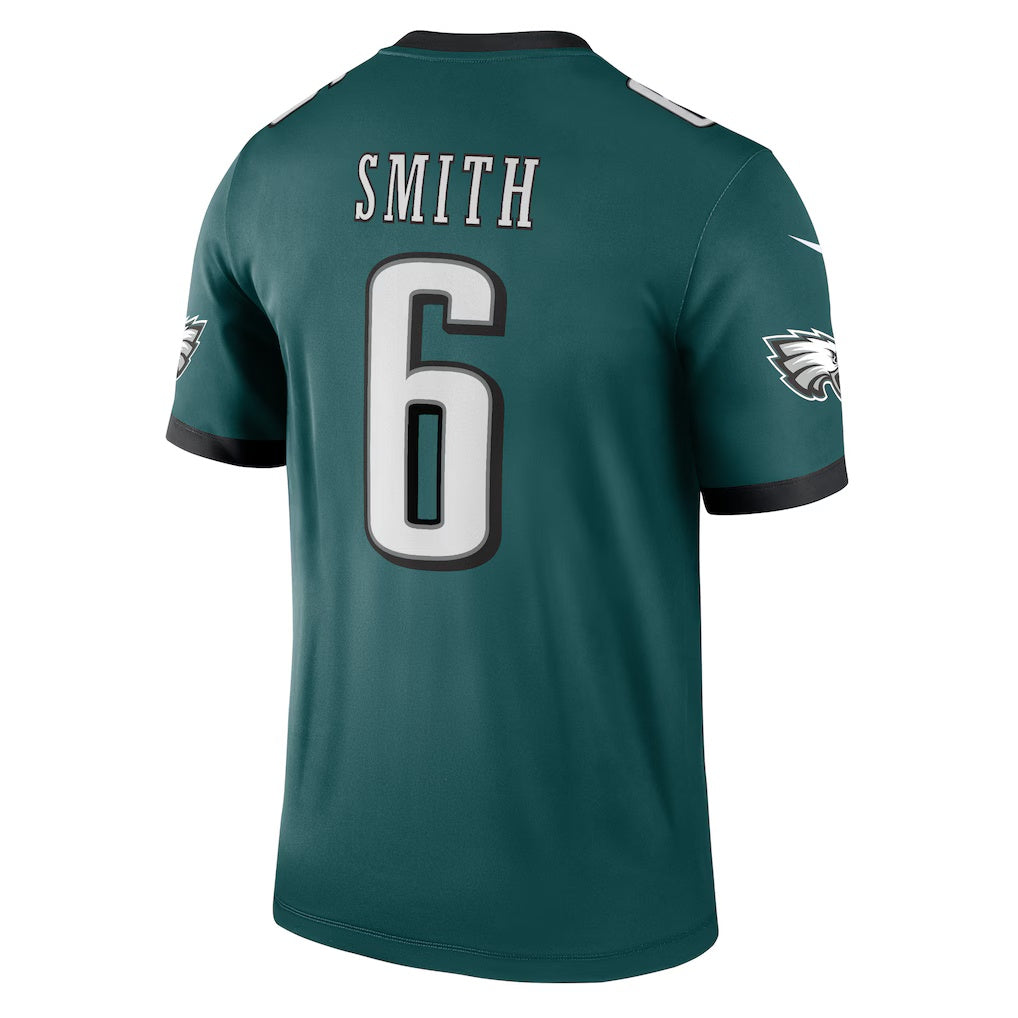 Ndoa P.Eagles #6 DeVonta Smith Green Legend Player Performance Top Stitched Jerseys