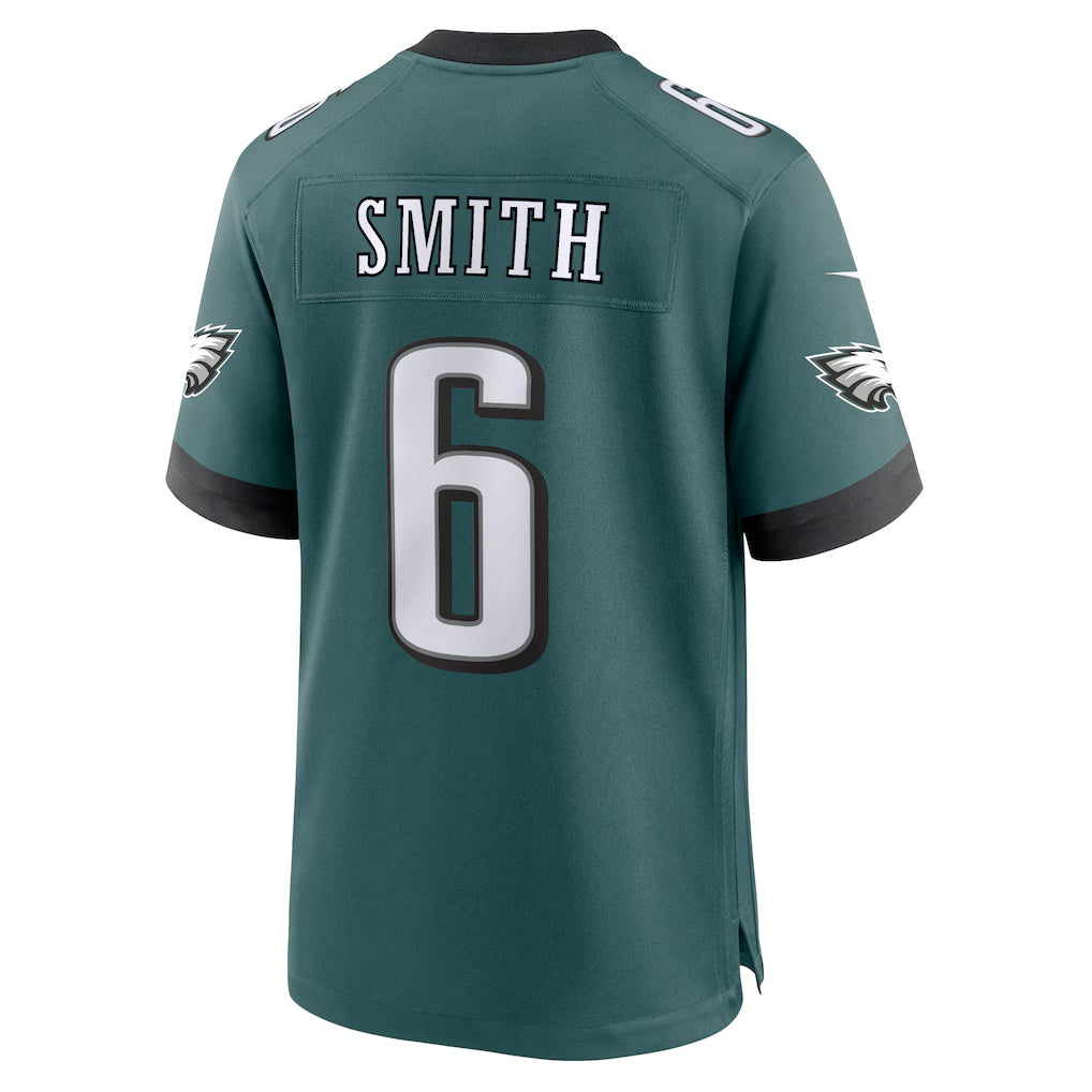 Ndoa P.Eagles #6 DeVonta Smith Midnight Green Team Game Stitched Jerseys