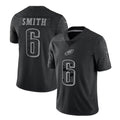Ndoa P.Eagles #6 DeVonta Smith Player Black REFLECTIVE Limited Stitched Jerseys