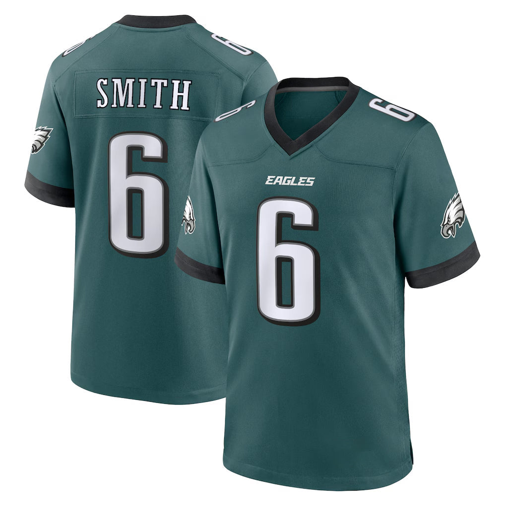 Ndoa P.Eagles #6 DeVonta Smith Player Green Home Game Stitched Jerseys