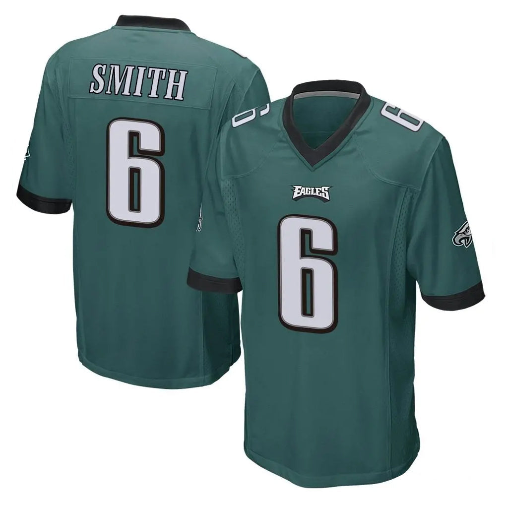 Ndoa P.Eagles #6 DeVonta Smith Player Team Color Green Home Game Stitched Jerseys