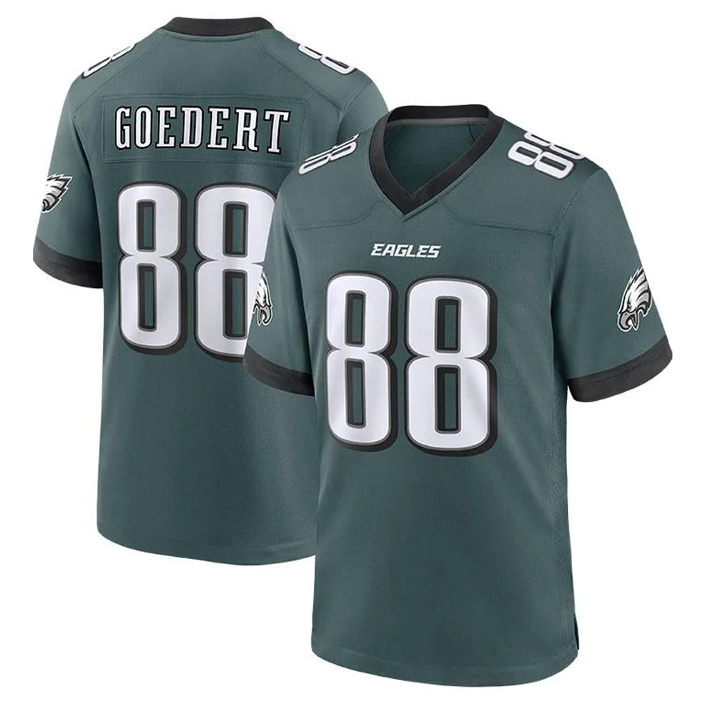 Ndoa P.Eagles #88 Dallas Goedert Player Green Home Game Stitched Jerseys