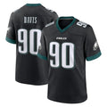 Ndoa P.Eagles #90 Jordan Davis Player Black Game Home Stitched Jerseys
