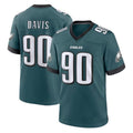 Ndoa P.Eagles #90 Jordan Davis Player Green Home Game Stitched Jerseys