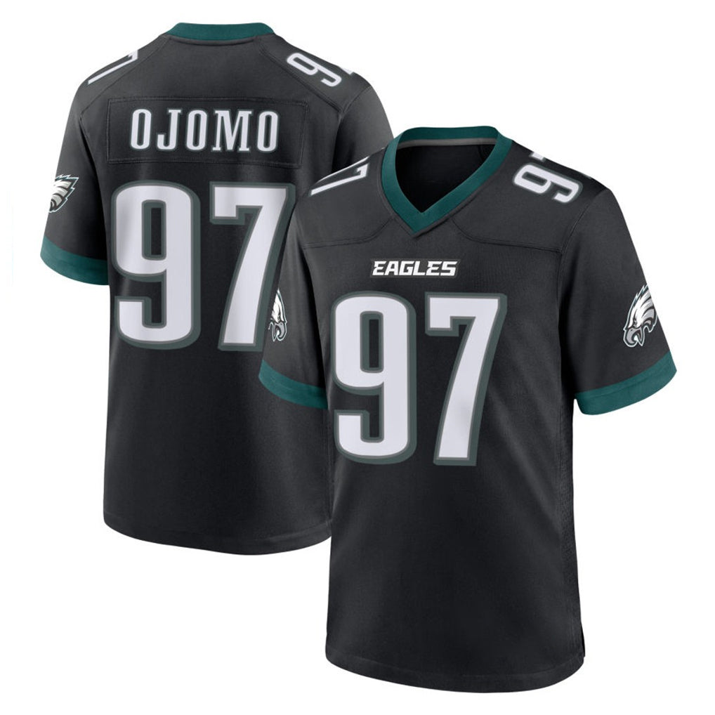 Ndoa P.Eagles #97 Moro Ojomo Player Black Game Home Stitched Jerseys