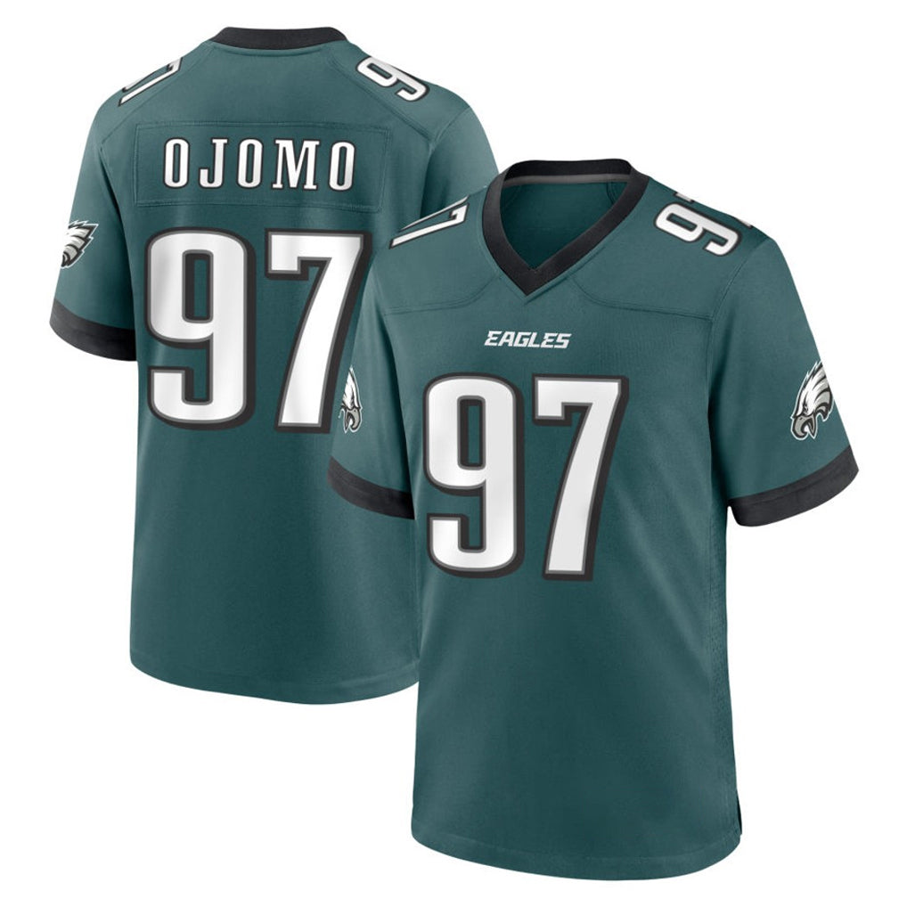 Ndoa P.Eagles #97 Moro Ojomo Player Green Home Game Stitched Jerseys