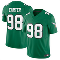 Ndoa P.Eagles #98 Jalen Carter Green Alternate Vapor F.U.S.E. Limited Stitched American Stitched Jerseys