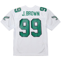 Ndoa P.Eagles #99 Jerome Brown Mitchell & Ness White 1991 Authentic Throwback Retired Player Jersey Stitched Puhic