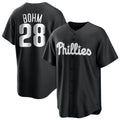 Ndoa P.Phillies #28 Alec Bohm Player Black Home Game Stitched Jerseys