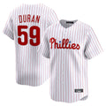 Ndoa P.Phillies #59 Jhoan Duran Player White Home Limited Stitched Jerseys